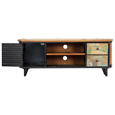 vidaXL TV Cabinet 47.2"x11.8"x17.7" Solid Reclaimed Wood