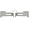 vidaXL Coffee Table Concrete gray Engineered wood Medium Coffee Table