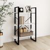 vidaXL Book Cabinet White Solid pine wood 31.5 x 11.8 x 41.3 in