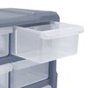vidaXL Multi-drawer Organizer with 18 Middle Drawers 15"x6.3"x18.5"