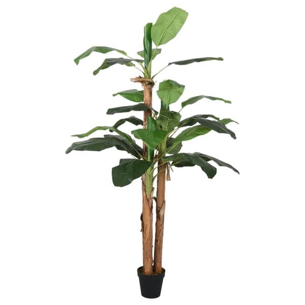 vidaXL Artificial Banana Tree 22 Leaves 78.7" Green