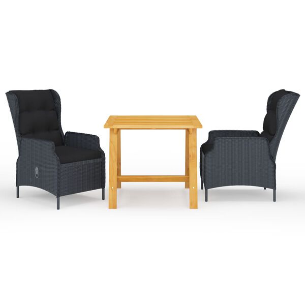 vidaXL Dining Set Brown