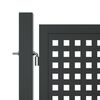 vidaXL Garden Gate Anthracite 157.5x59.1" Steel