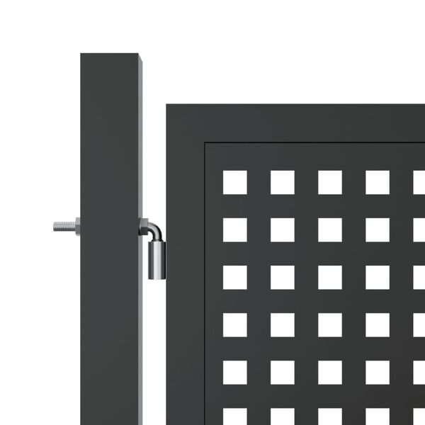 vidaXL Garden Gate Anthracite 157.5x59.1" Steel