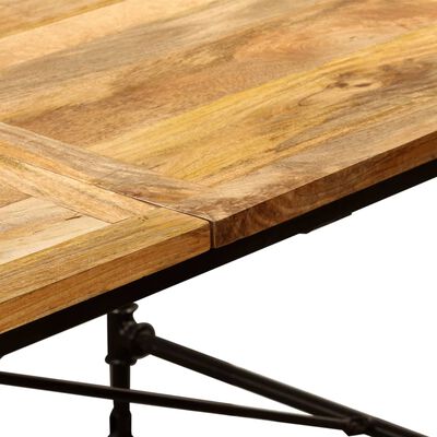vidaXL Dining Table Solid Mango Wood 94.5"