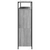 vidaXL Shoe Cabinet Grey sonoma Engineered wood Large Minimalistic