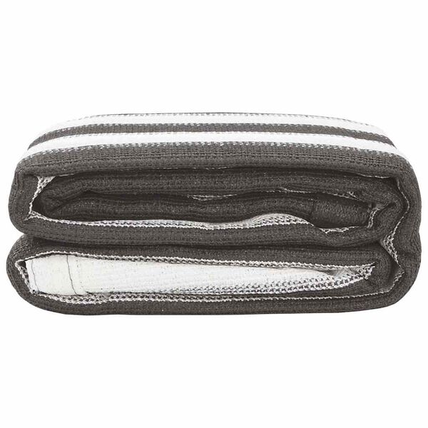 vidaXL Tent Carpet 98.4x118.1" Anthracite and White
