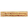vidaXL Table Top Natural Solid rough mango wood 70.9 in x 7.9 in Durable