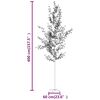 vidaXL LED Tree Warm White Steel, Plastic Large Height-Adjustable