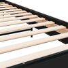 vidaXL Bed Frame without Mattress Black 100 x 78.7 "