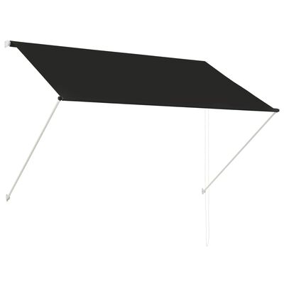 vidaXL Retractable Awning 78.7"x 59.1" Anthracite