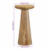 vidaXL Side Table Natural mango wood Solid Mango Wood Small Durable