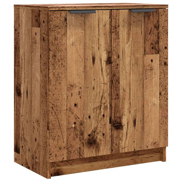 vidaXL Shoe Cabinet Old wood Engineered wood 23.2 x 13.8 x 27.6 in