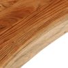vidaXL Table Top Natural Wood Solid Acacia Wood 47.2 x 15.7 in Durable