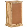 vidaXL Shoe Cabinet Natural wood Solid rough mango wood Compact