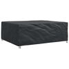 vidaXL Furniture Cover Plain Black 118.11 x 98.43 x 39.37 in 210D
