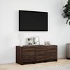 vidaXL TV Cabinet Brown Oak Engineered Wood Medium TV Cabinet