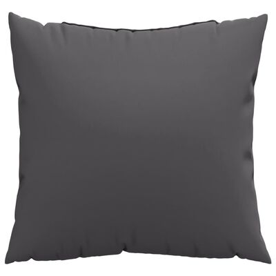 vidaXL Throw Pillows 4 pcs Anthracite 19.7"x19.7" Fabric