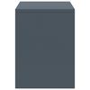 vidaXL Bedside Cabinet Light Grey Solid Pinewood 13.8 x 11.8 x 15.7 in