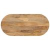 vidaXL Table Top Natural Wood Solid Mango Wood Medium Durable