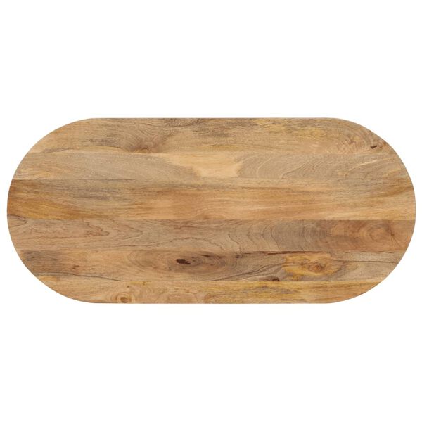 vidaXL Table Top Natural Wood Solid Mango Wood Medium Durable