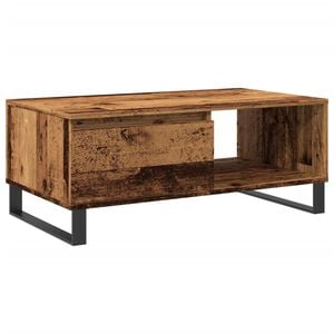vidaXL Coffee Table Old wood Engineered wood, metal Small Coffee Table