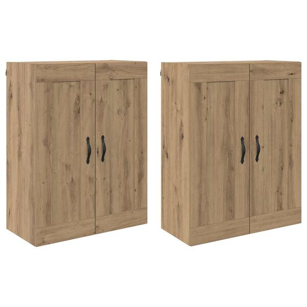 vidaXL Wall-mounted Cabinets Wall-mounted 2 pcs Artisan Oak