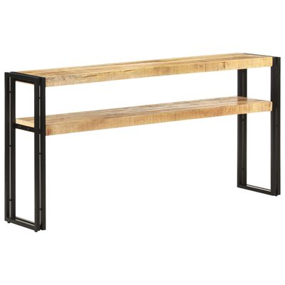 vidaXL Console Table 59.1"x11.8"x29.5" Rough Mango Wood