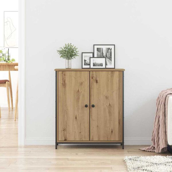 vidaXL Sideboard artisan oak 70 x 30 x 80 cm Engineered wood