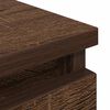vidaXL TV Cabinet Brown Oak Engineered Wood 39.4x13.8x21.3 in TV Cabinet