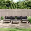 vidaXL Garden Lounge Set Dark Gray