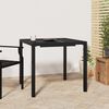 vidaXL Garden Table Anthracite Steel (e-coating and powder coating) Medium