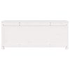 vidaXL Storage Box White Solid pinewood Large Storage Box Rectangular