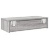 vidaXL Wall Shelf Grey Sonoma Engineered wood 23.6 x 10.4 x 5.9 in