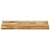 vidaXL Table Top Natural Wood Tone Solid Mango Wood 31.5x15.7x1.5 in