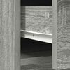 vidaXL Sideboard Gray Sonoma Engineered wood Medium Sideboard