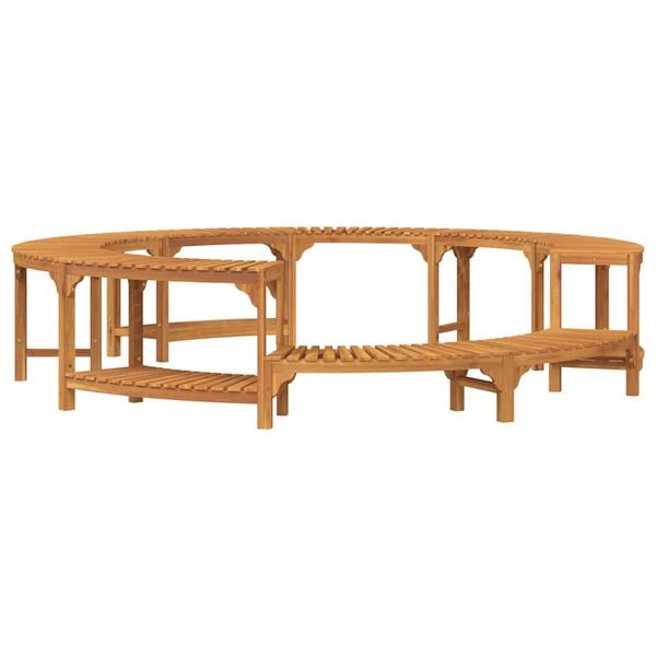 vidaXL Hot Tub Surround Brown &Oslash;108.27 x 21.85 in Solid Acacia Wood