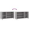 vidaXL Shoe Cabinet Grey Sonoma Engineered Wood Standard Shoe Cabinet