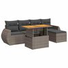 vidaXL Garden Sofa Set Grey