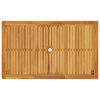 vidaXL Dining Table Natural wood Solid acacia wood Medium Durable
