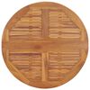 vidaXL Dining Table Teak Solid Teak Wood Medium Foldable Dining Table