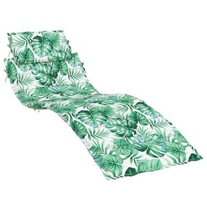 vidaXL Sun Lounger Cushion Oxford Fabric (100% Polyester) 73.2 x 22.8 in