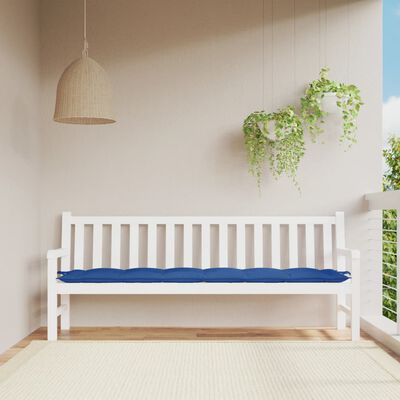 vidaXL Garden Bench Cushion Royal Blue 78.7"x19.7"x2.8" Oxford Fabric