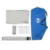 vidaXL Beach Tent Azure Blue 105.5x87.8x49.2" 185T Polyester