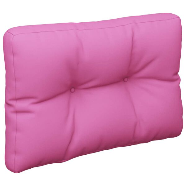 vidaXL Pallet Cushion Pink 100% Polyester 23.6 x 15.7 x 4.7 in