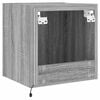 vidaXL TV Wall Cabinet Set of 2 Grey Sonoma Engineered wood Medium