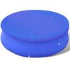vidaXL Pool Cover Dark blue Polyethylene Fits pools up to 16.4 diameter