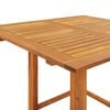 vidaXL Bistro Table Natural Solid Acacia wood Tall Simple Square