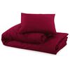 vidaXL Duvet Cover Set Bordeaux Microfiber fabric (100% polyester)