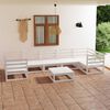vidaXL 8 Piece Patio Lounge Set Solid Pinewood